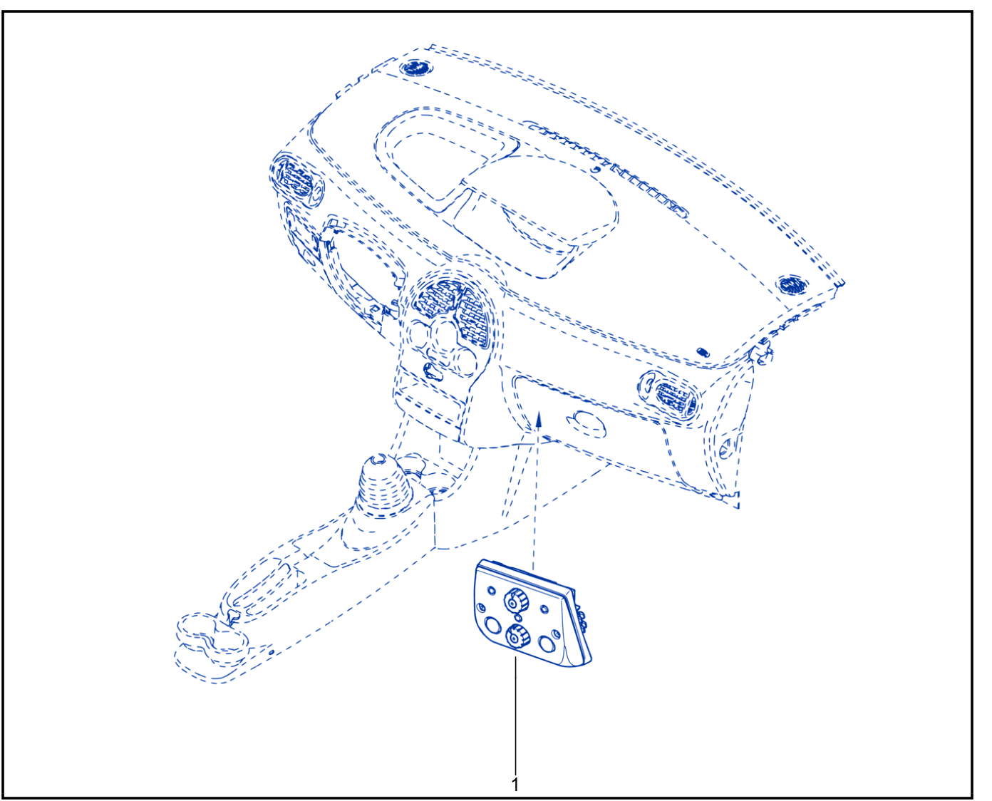 Instrument Panel - Remote Display - 01036292