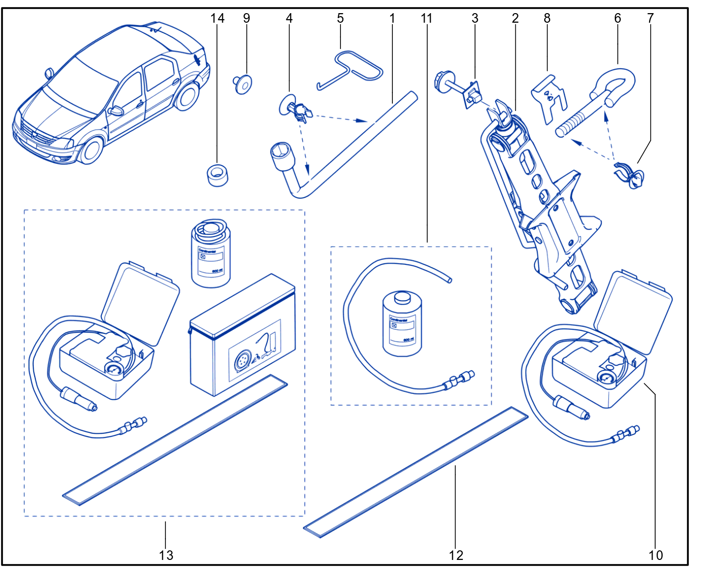 Jack And Anti-Puncture System - 01036657