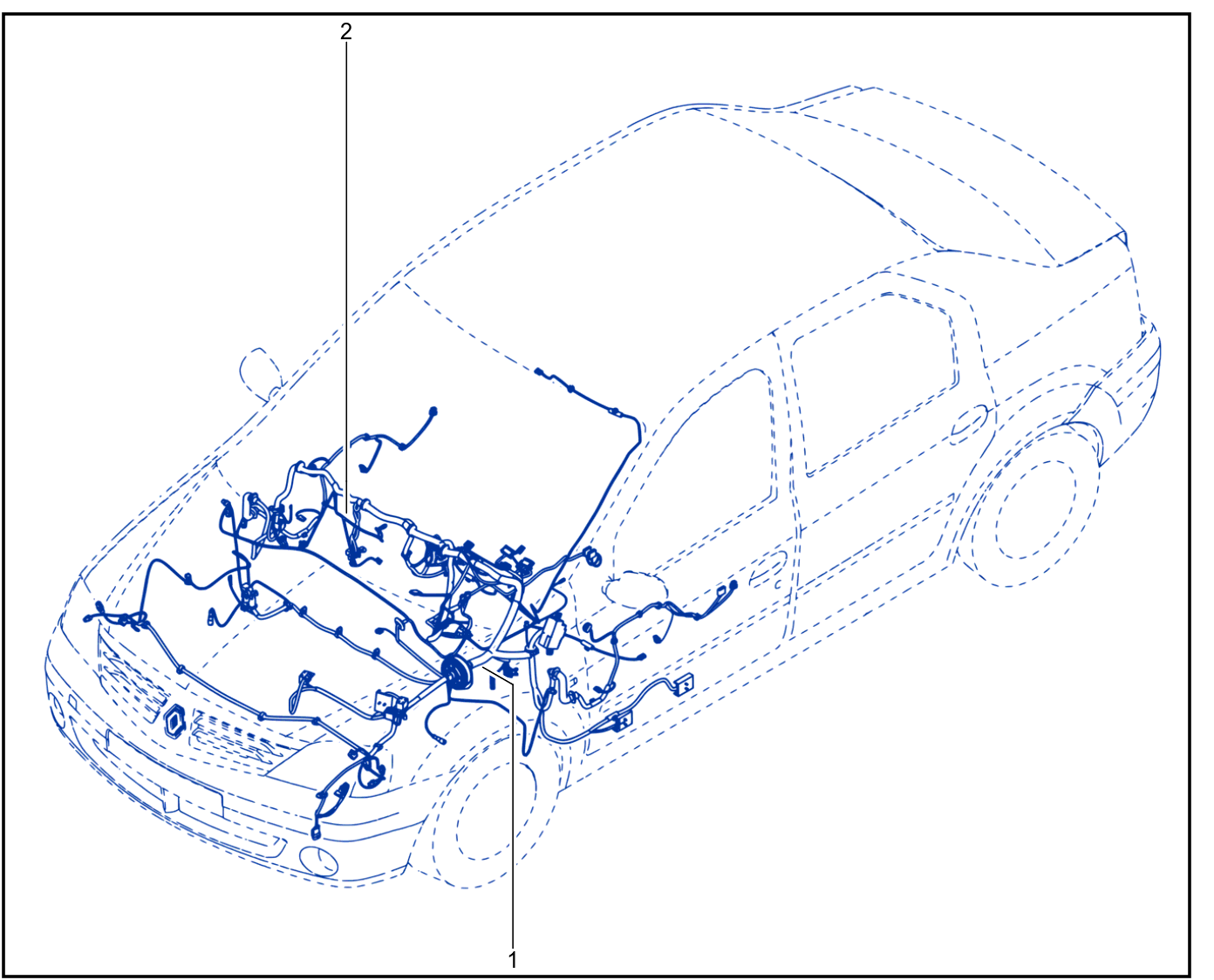 Wiring - Passenger Compartment Components - 01036726