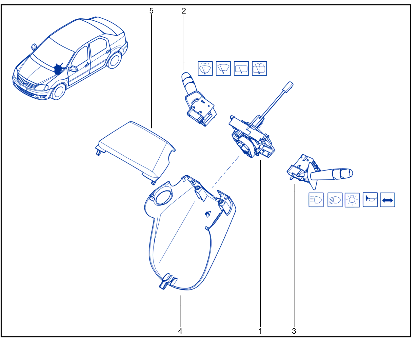 Steering Wheel Control - 01037059