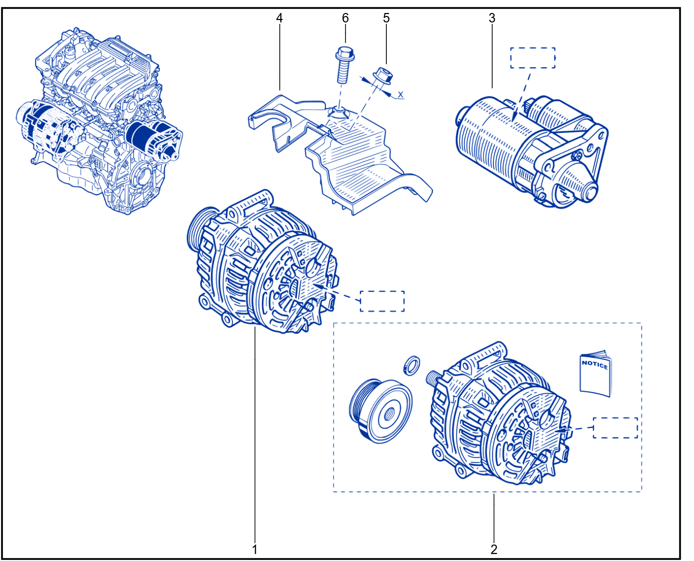 Starter Motor - 01037460