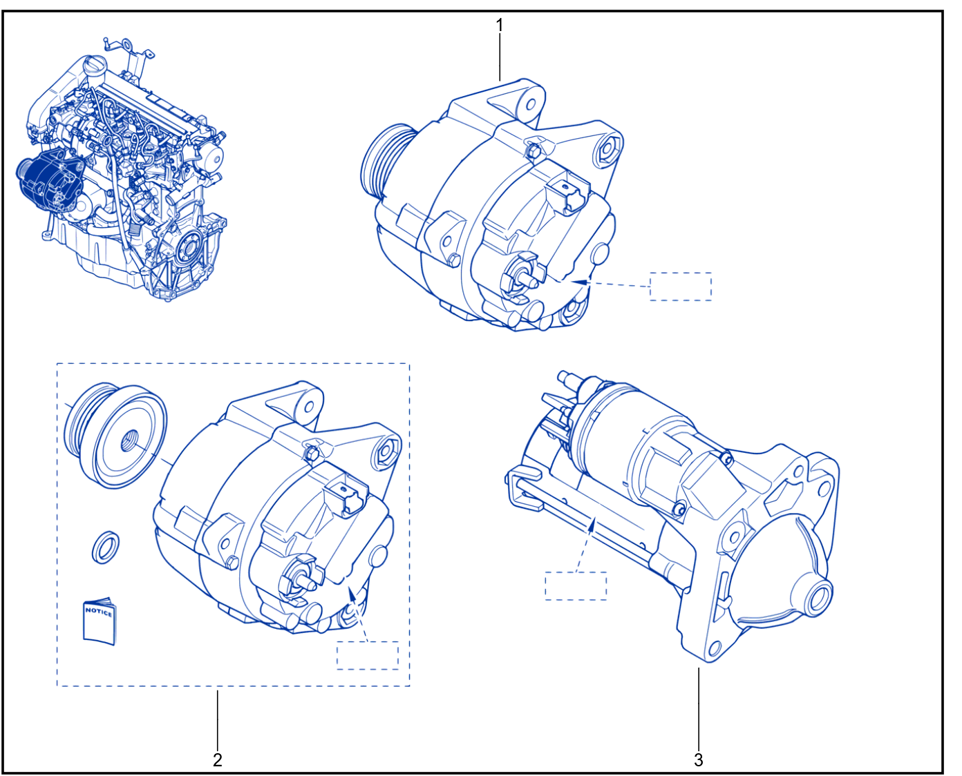 Starter Motor - 01037461