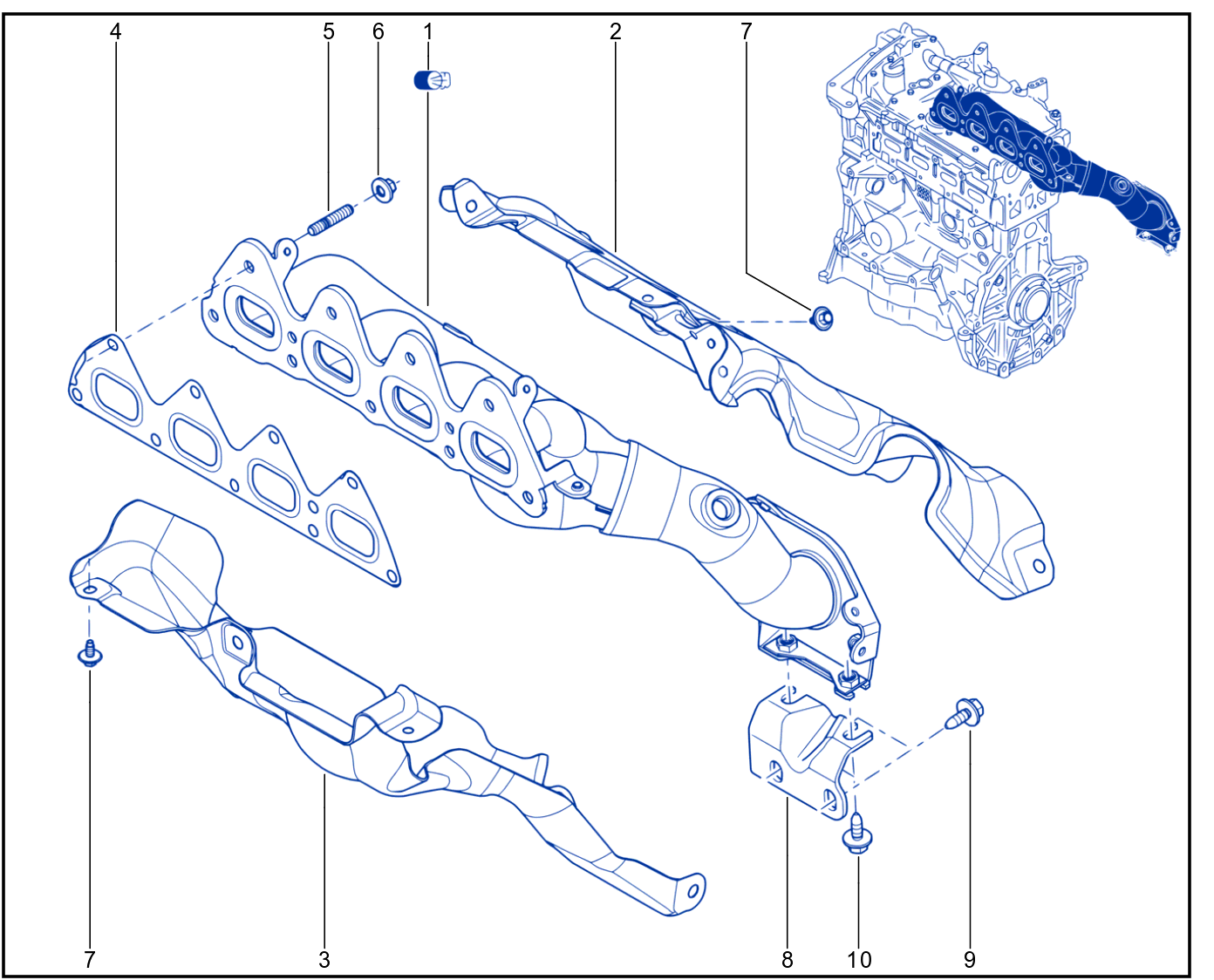 Exhaust Manifold - 01038338