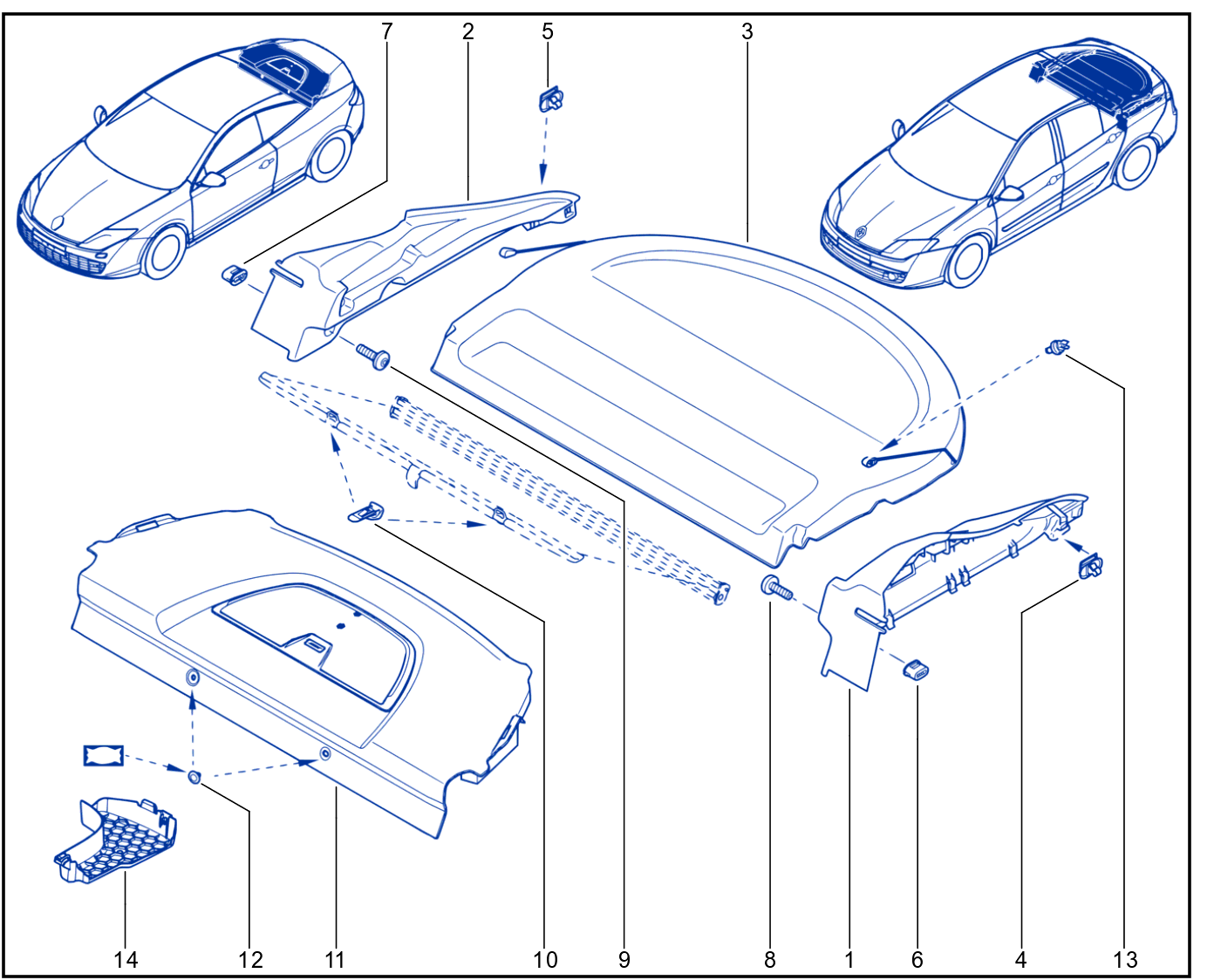 Luggage Compartment Trim - 01038593