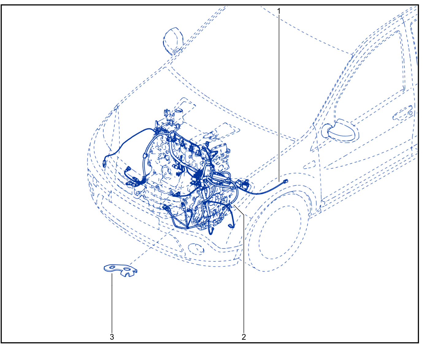 Wiring - Engine Components - 01038848