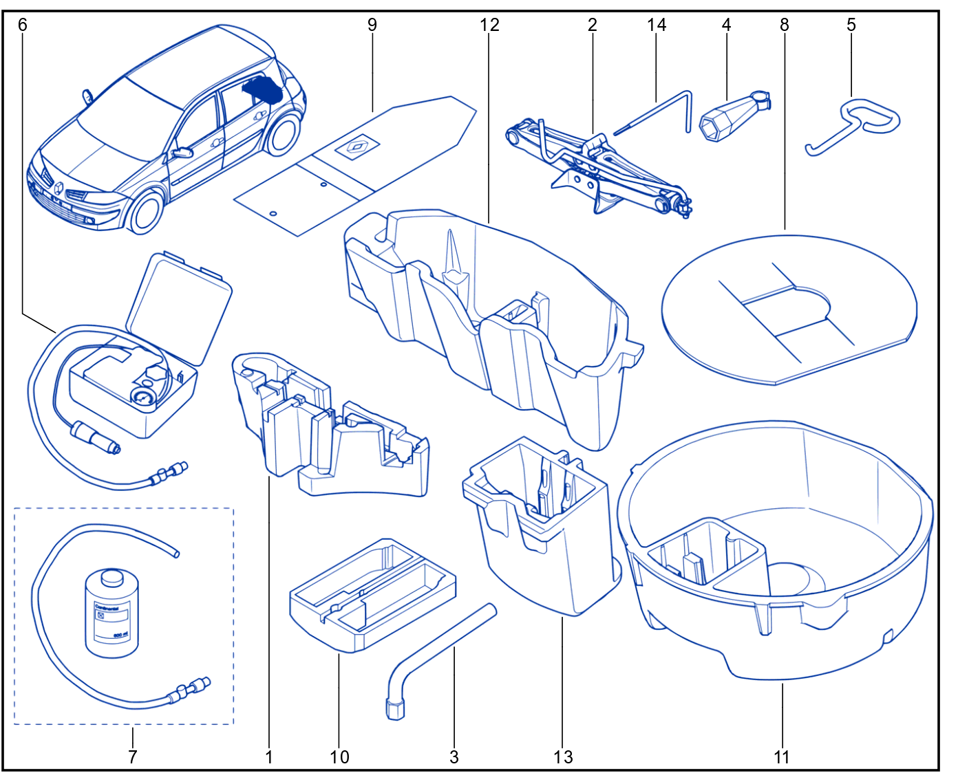 Jack And Anti-Puncture System - 01039140