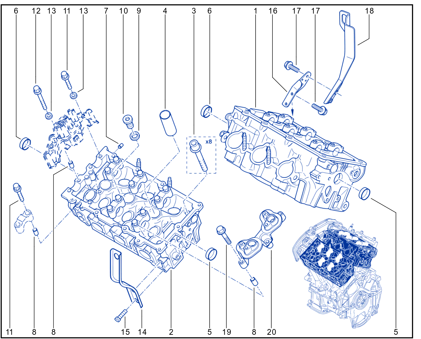 Cylinder Head - 01039241