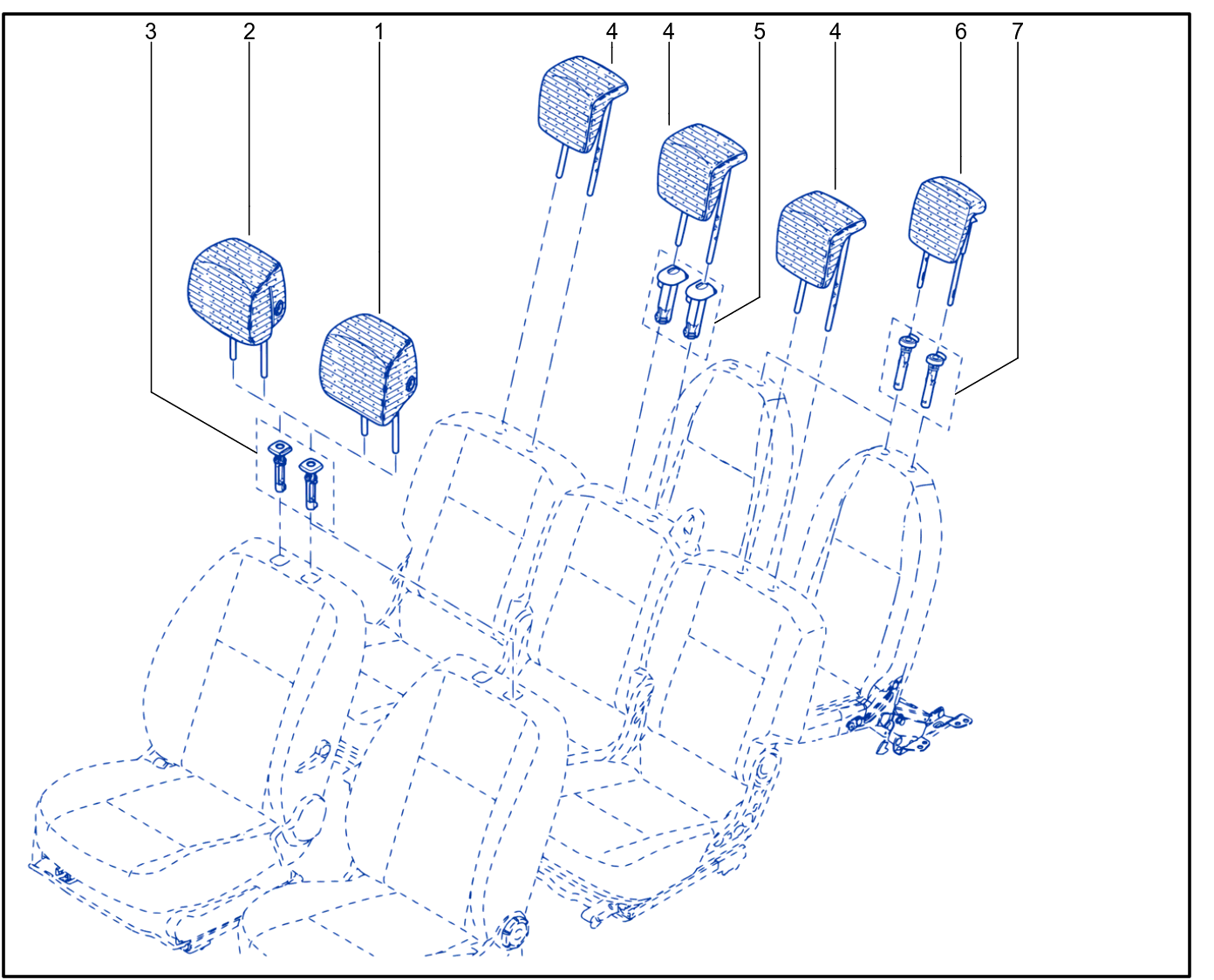 Headrest - 01039295