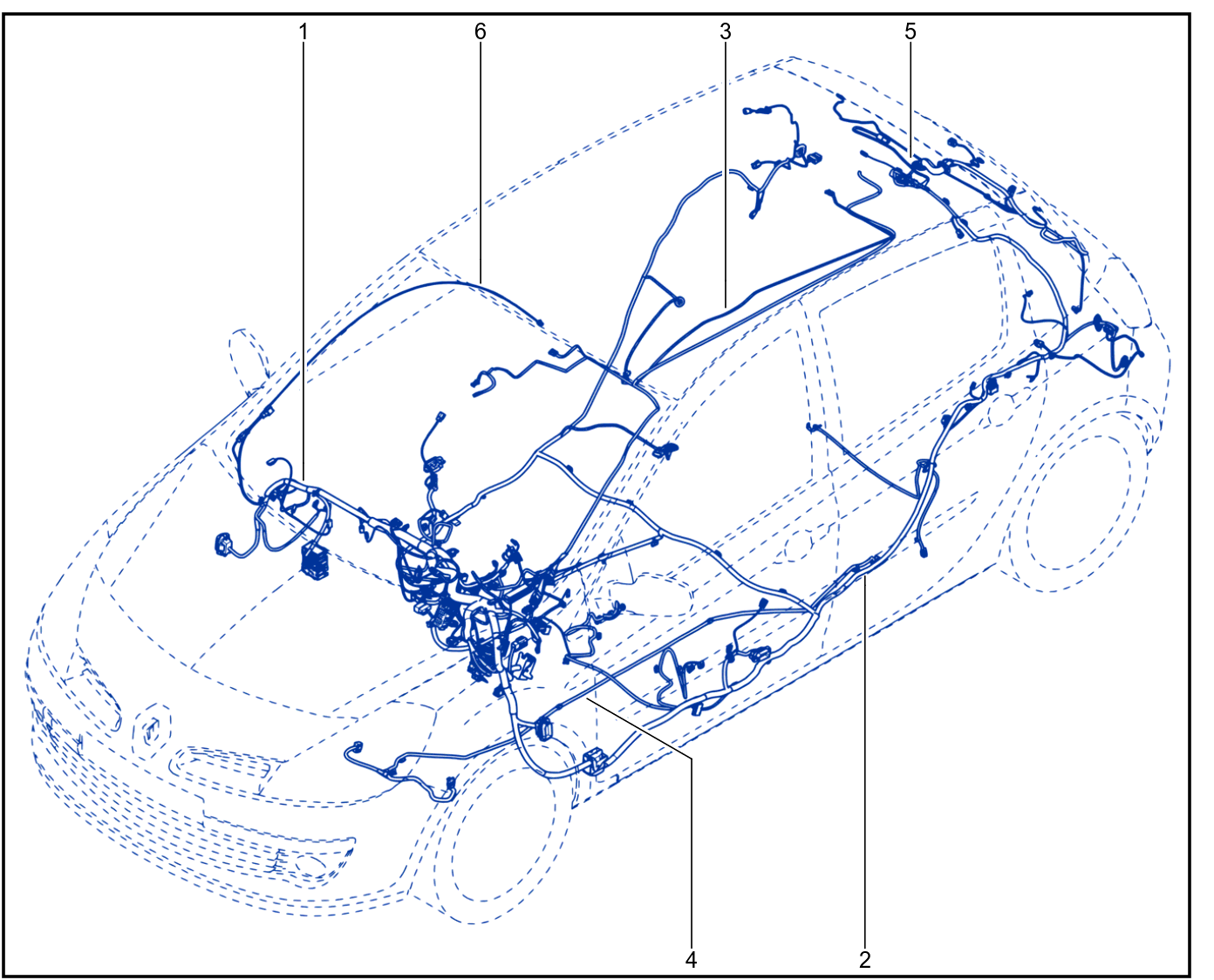 Wiring - Passenger Compartment Components - 01039401