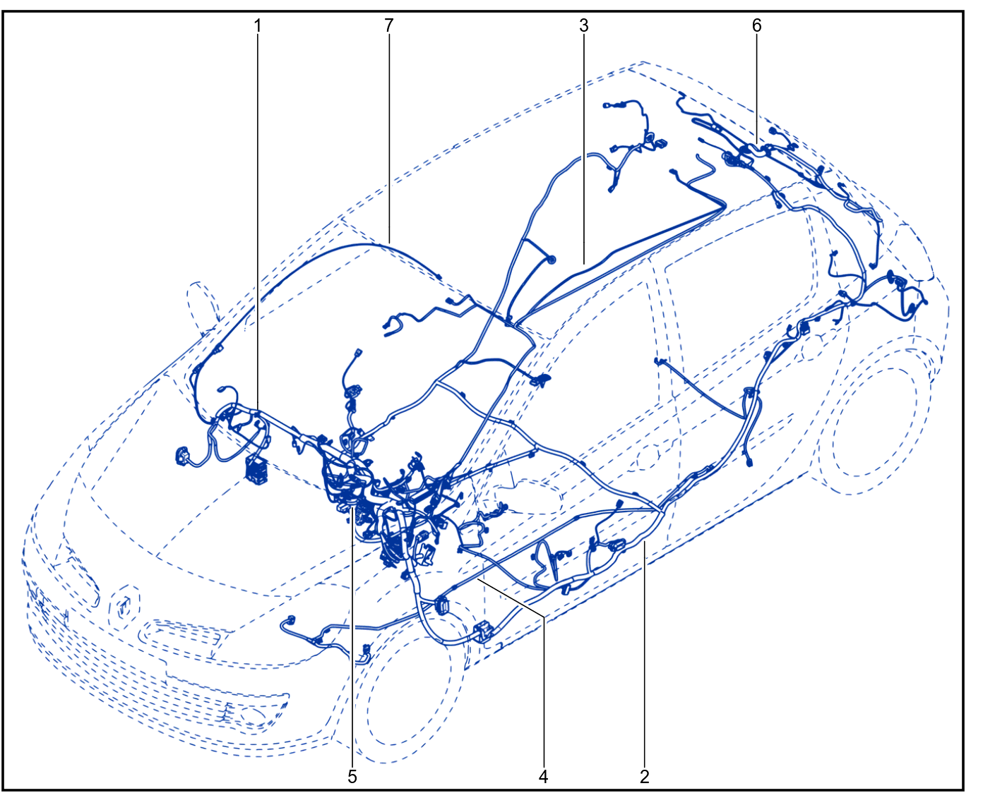 Wiring - Passenger Compartment Components - 01039403