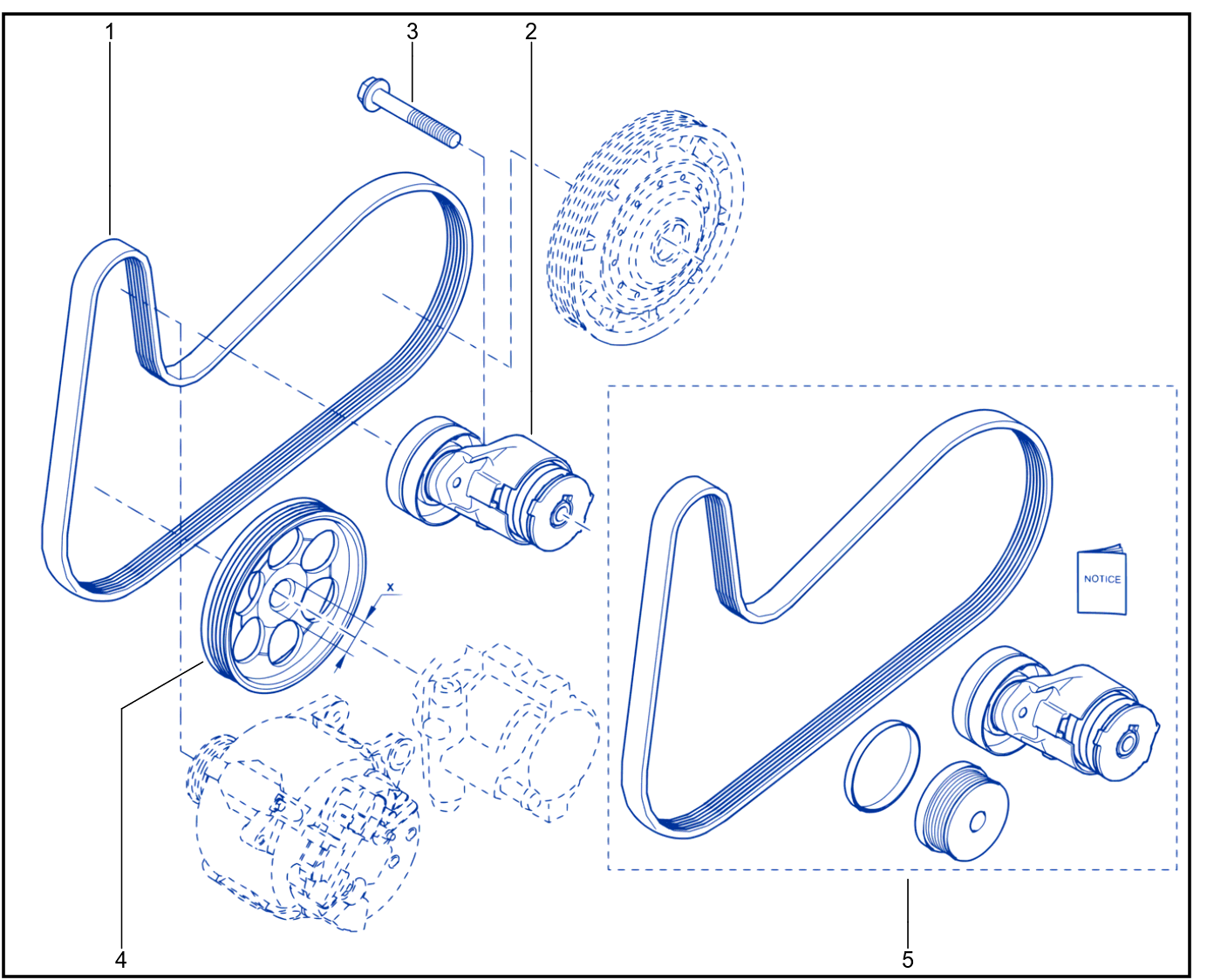 Tensioner - Belt - 01039633