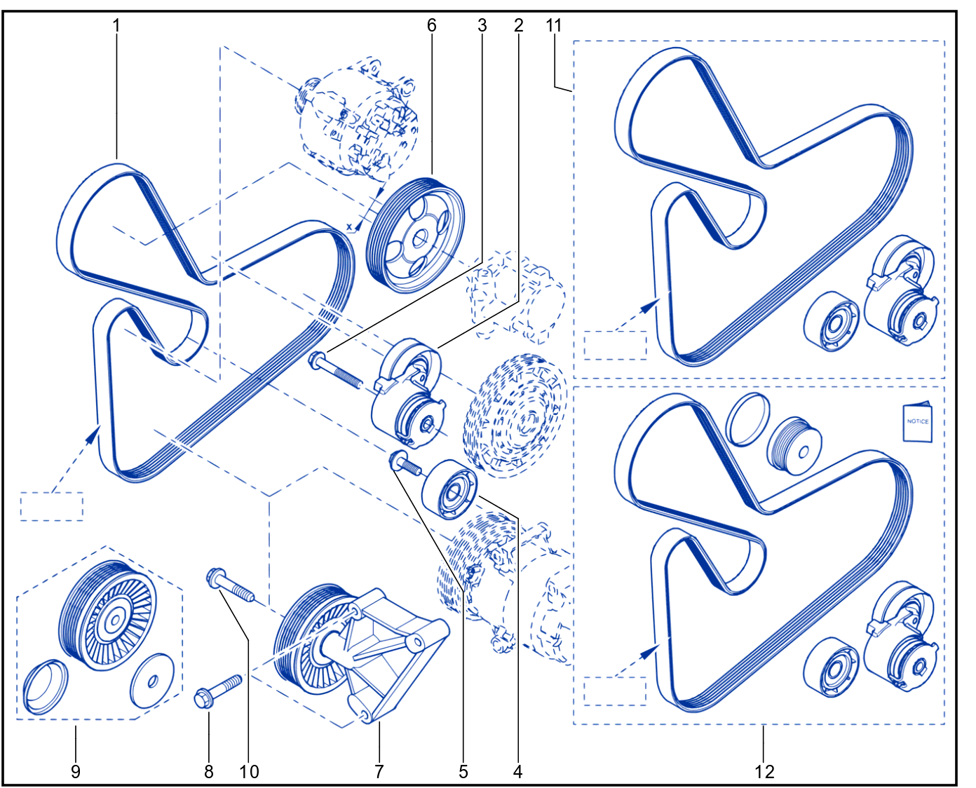Tensioner - Belt - 01039634