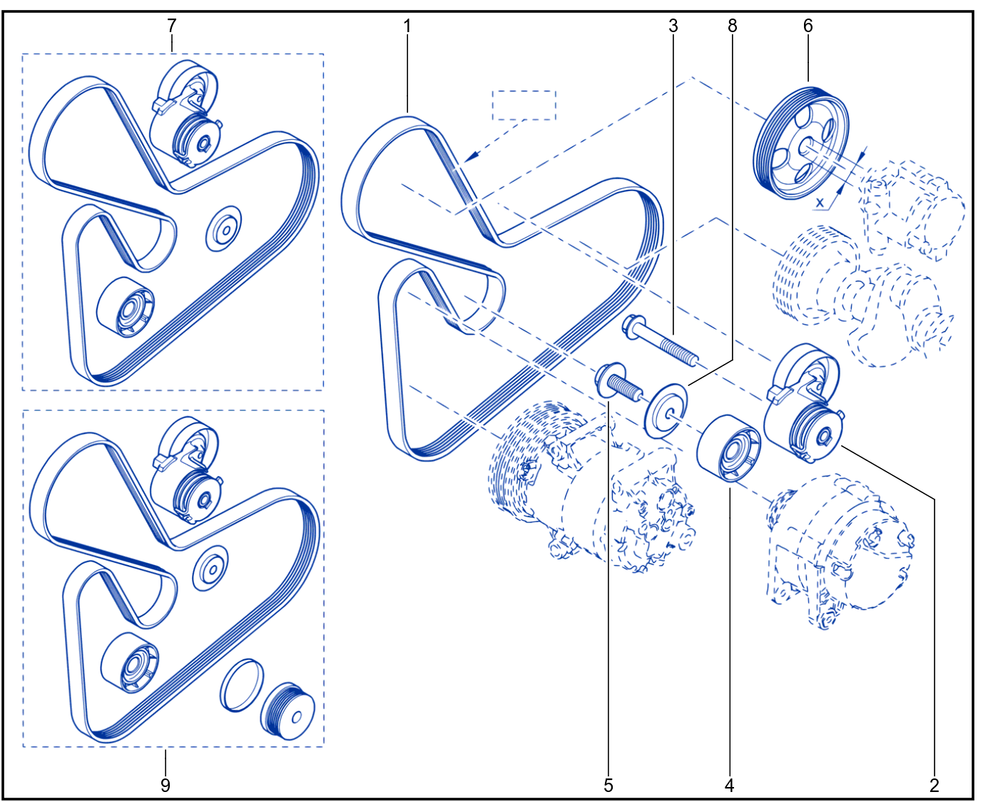 Tensioner - Belt - 01039734