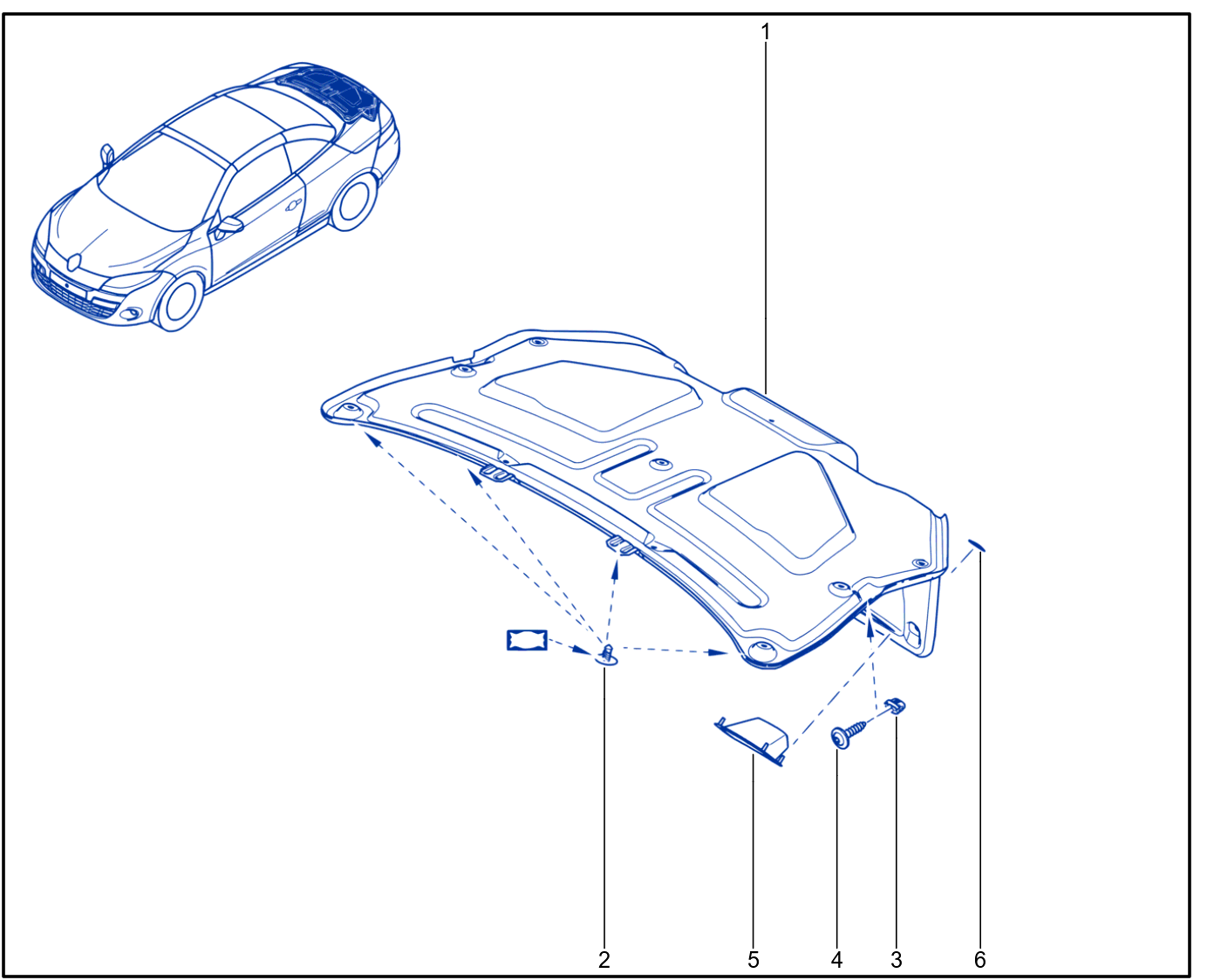 Luggage Compartment Trim - 01039768