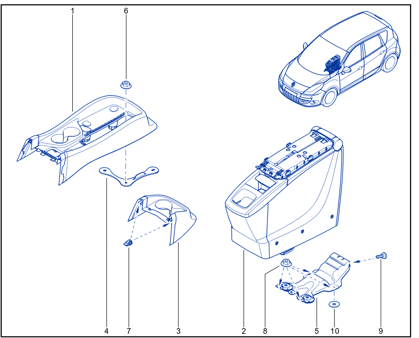 Centre Console - 01040127