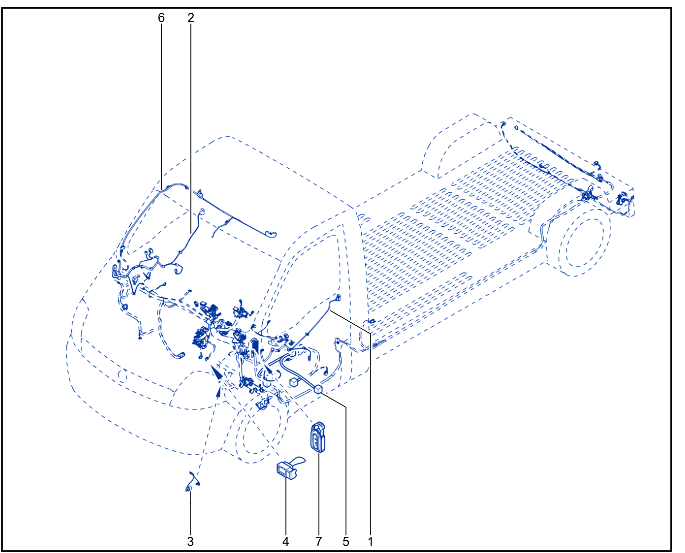 Wiring - Passenger Compartment Components - 01040543