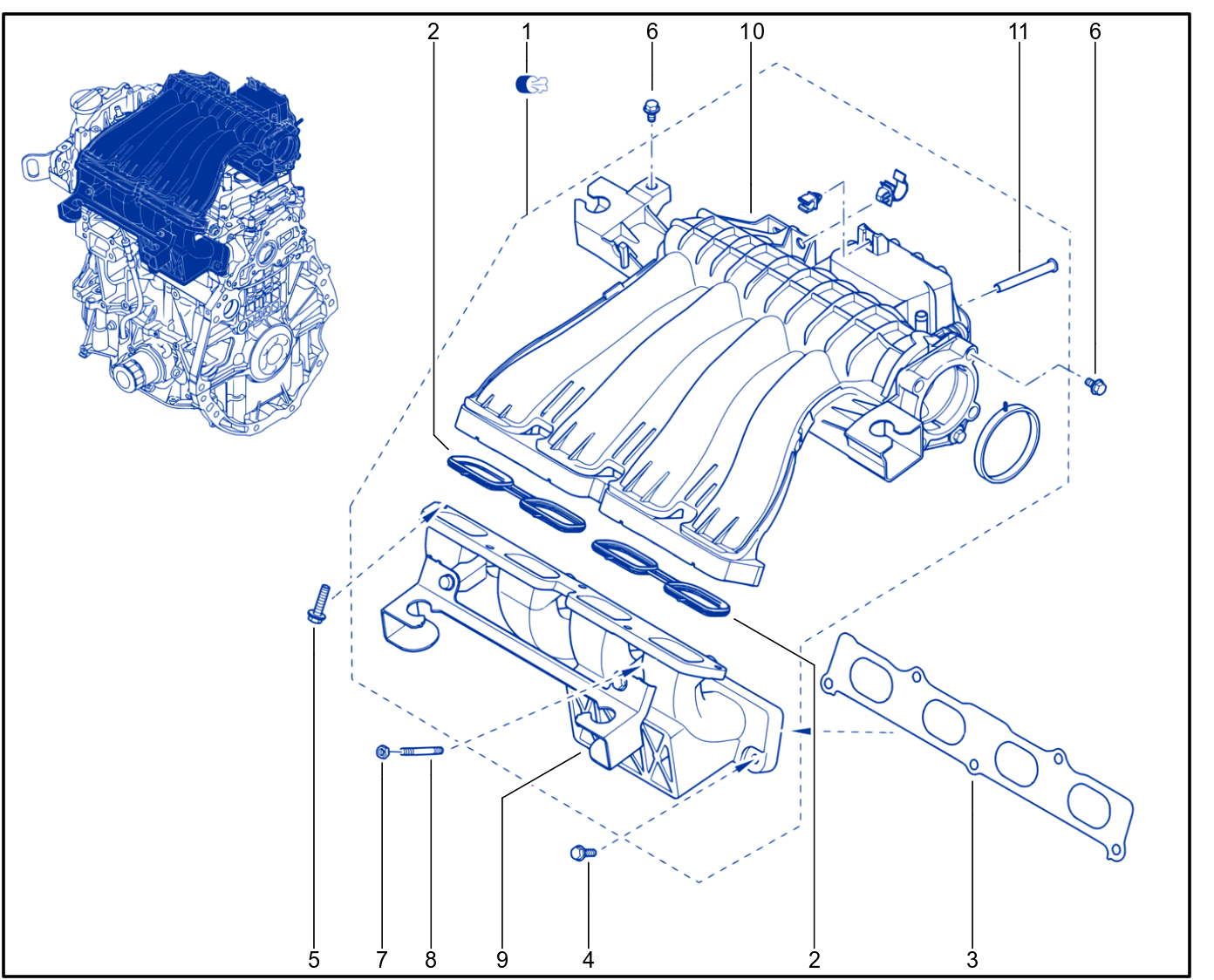 Inlet Manifold - 01040627