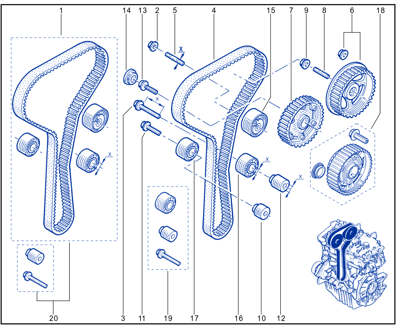 Timing - Camshaft - Valve - 01040897