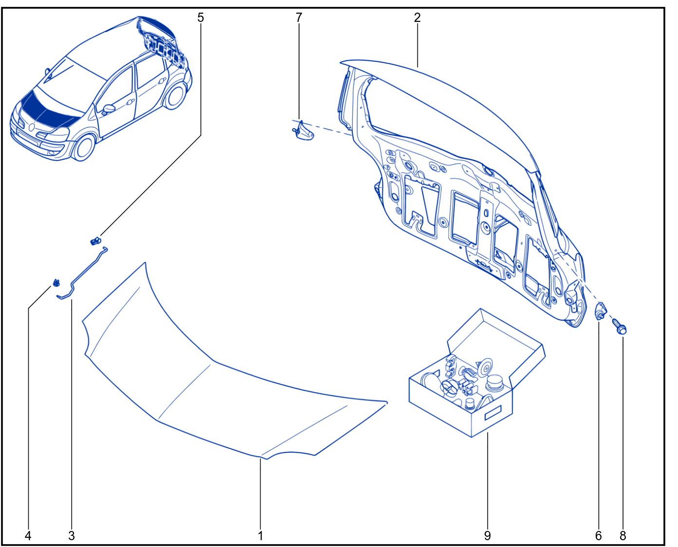 Front Opening Element Panelwork - 01041370