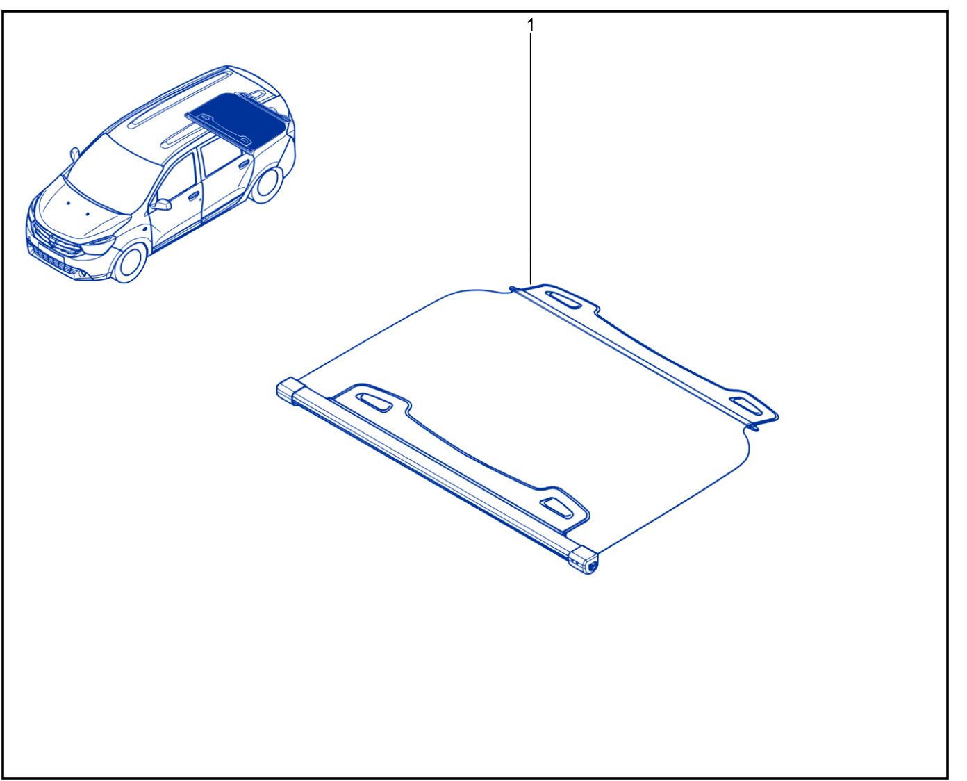 Rear Parcel Shelf - 01041466