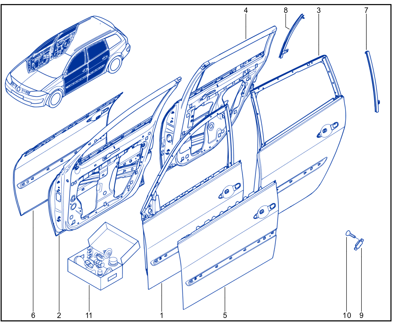 Side Opening Element Panelwork - 01041850