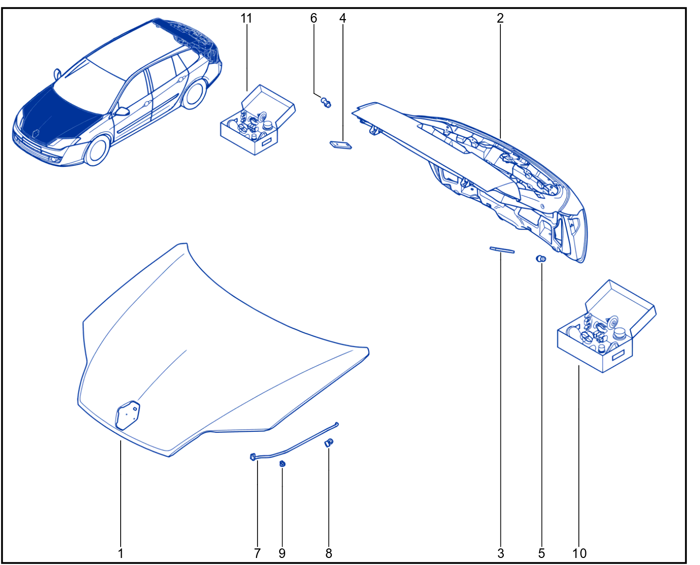 Front Opening Element Panelwork - 01042733
