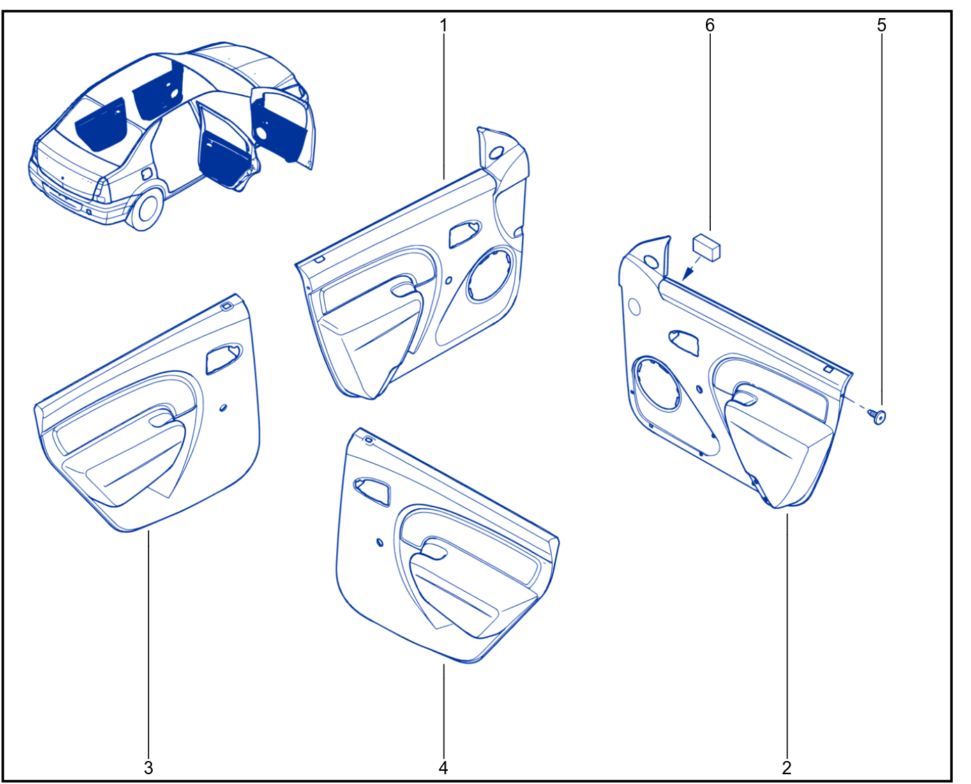 Side Opening Element Trim - 01042867