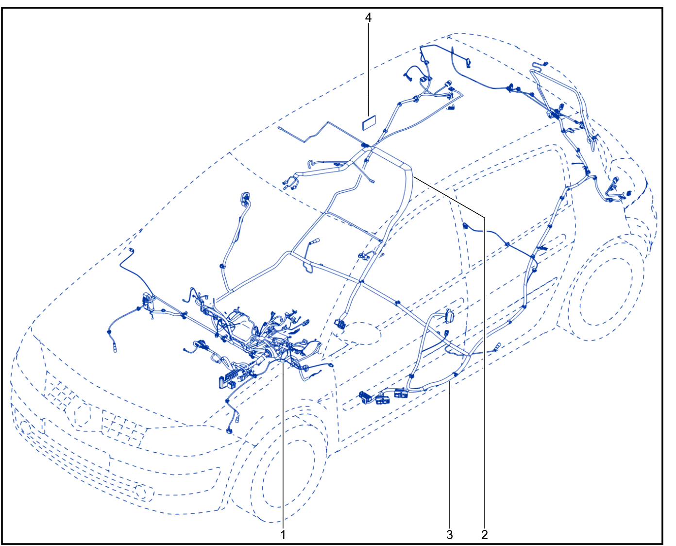 Wiring - Passenger Compartment Components - 01042972