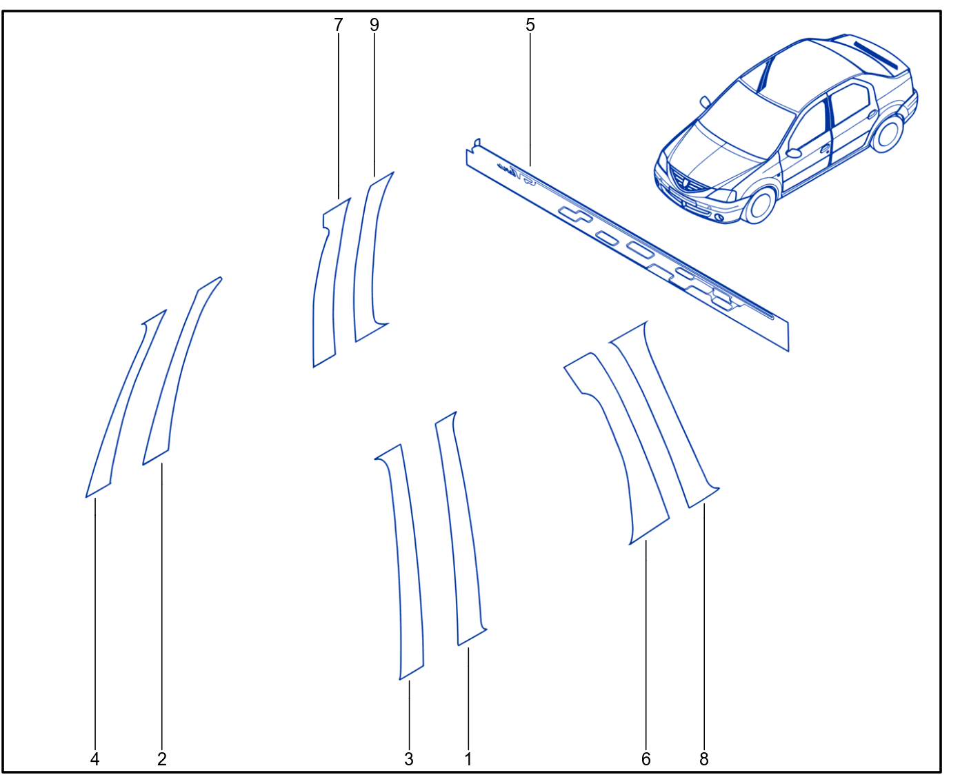Protection Strip - Trim - 01043193