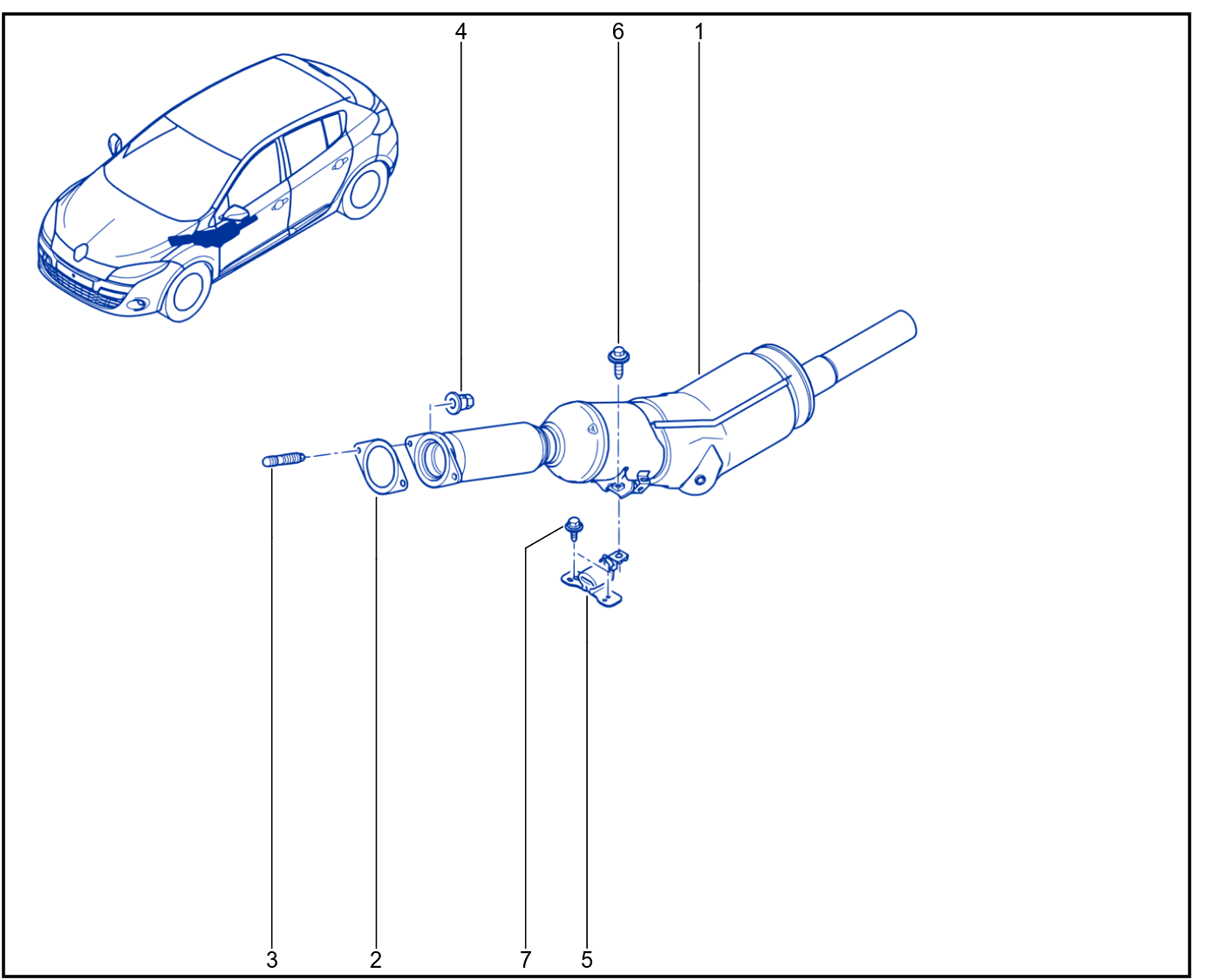 Exhaust Pipe - 01043272