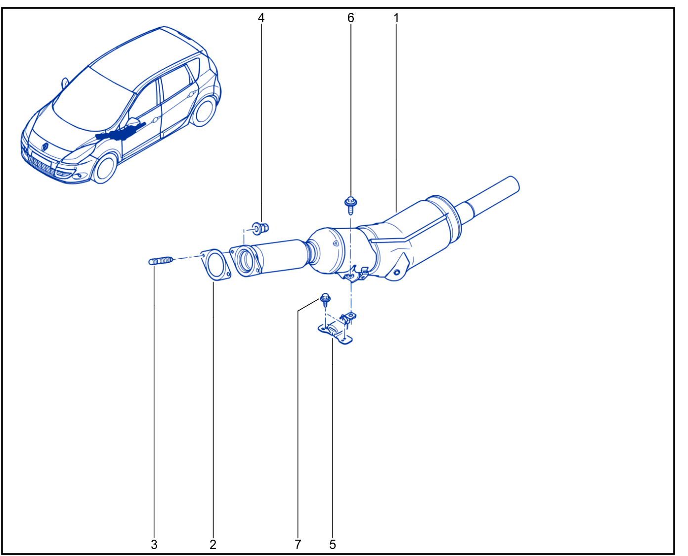 Exhaust Pipe - 01043273