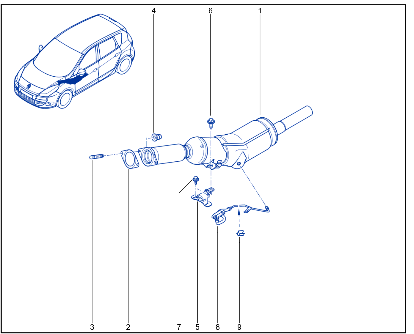 Exhaust Pipe - 01043276
