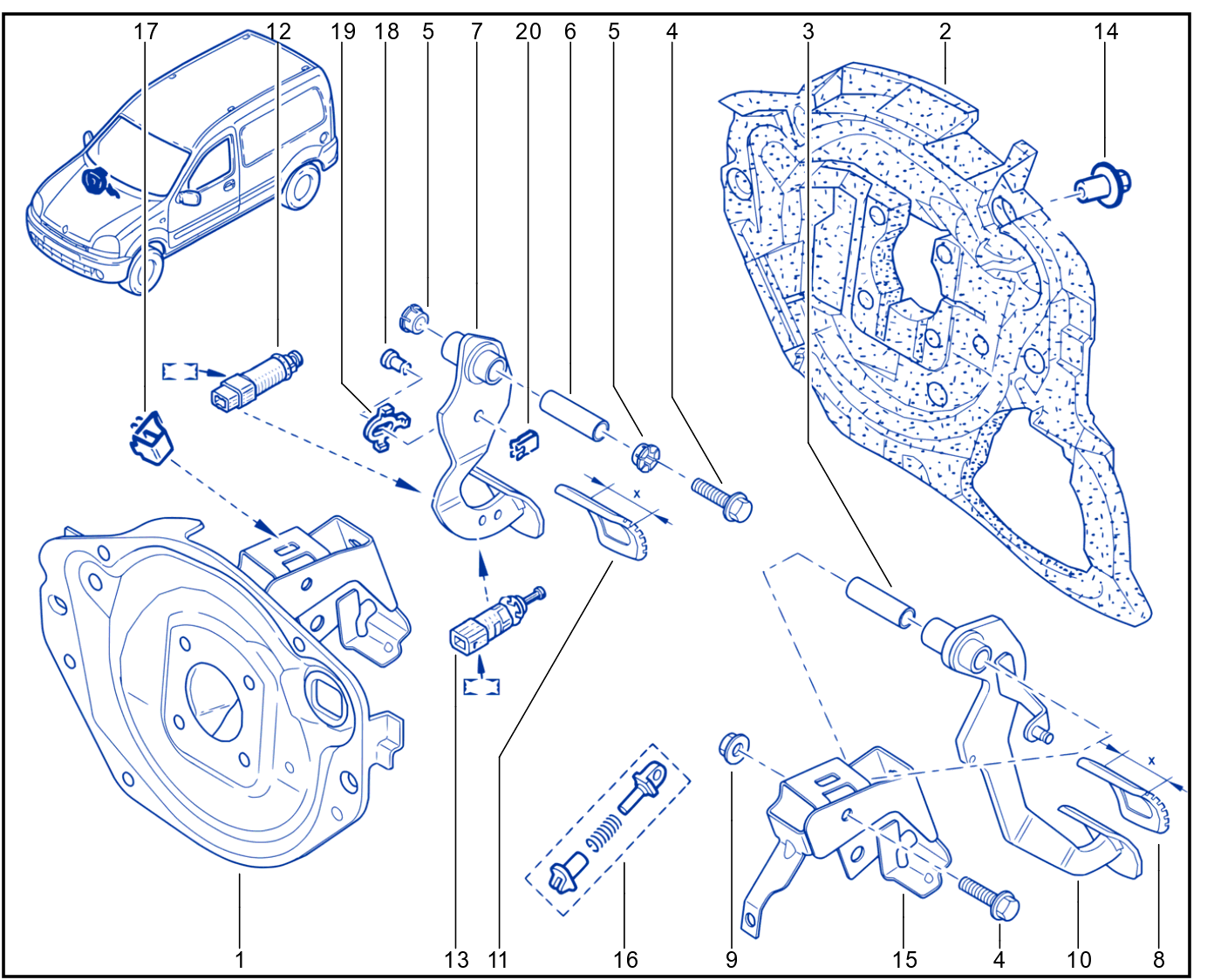 Pedal Assembly - 01043392