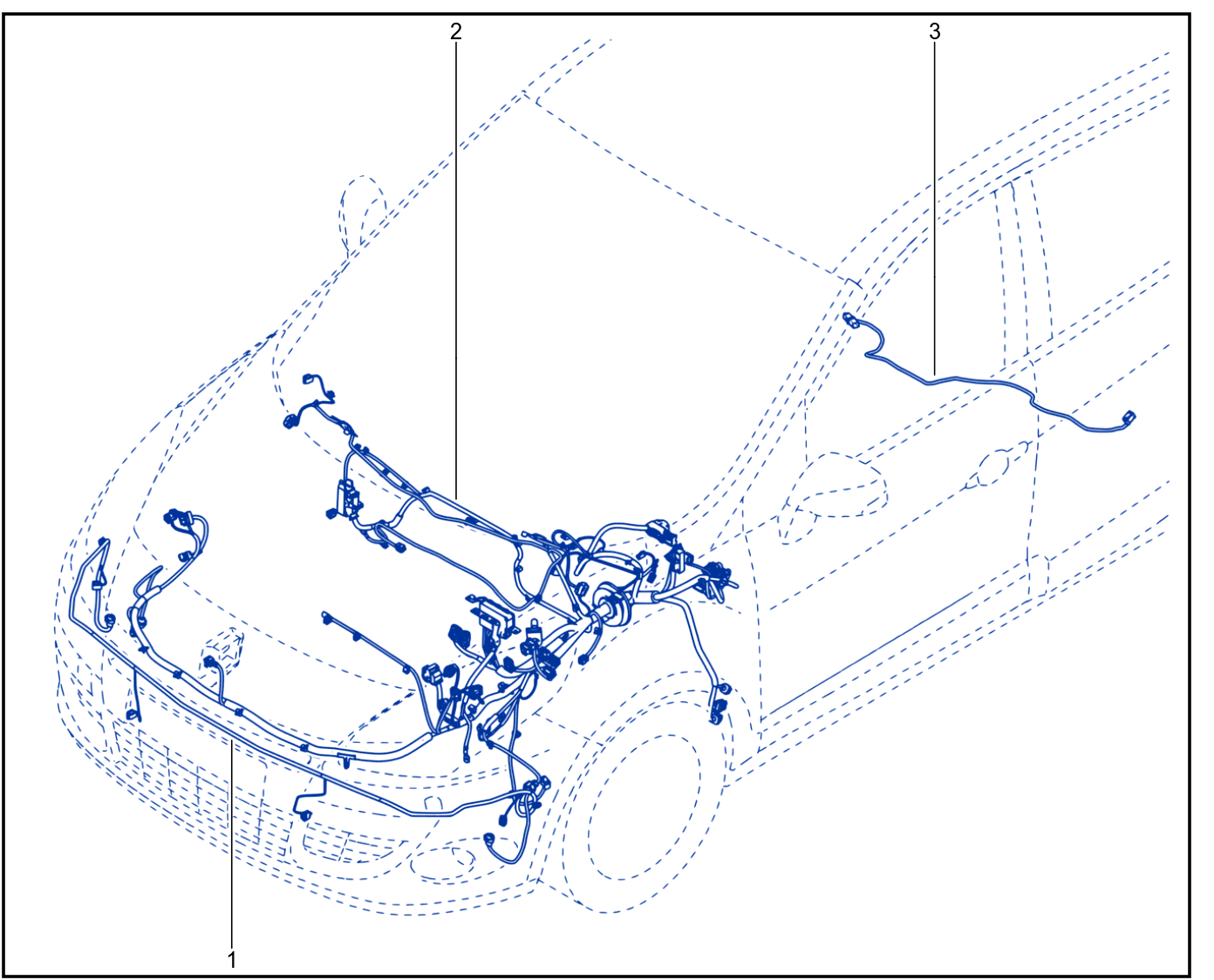 Wiring - Front End Panel Components - 01043433