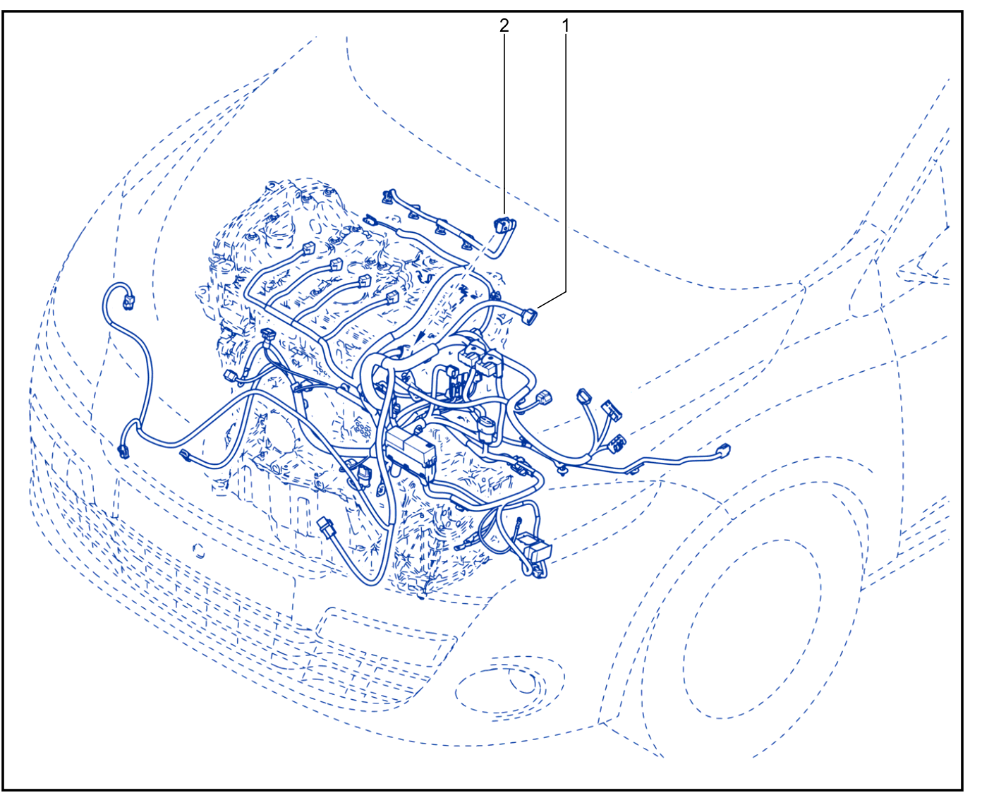 Wiring - Engine Components - 01043437