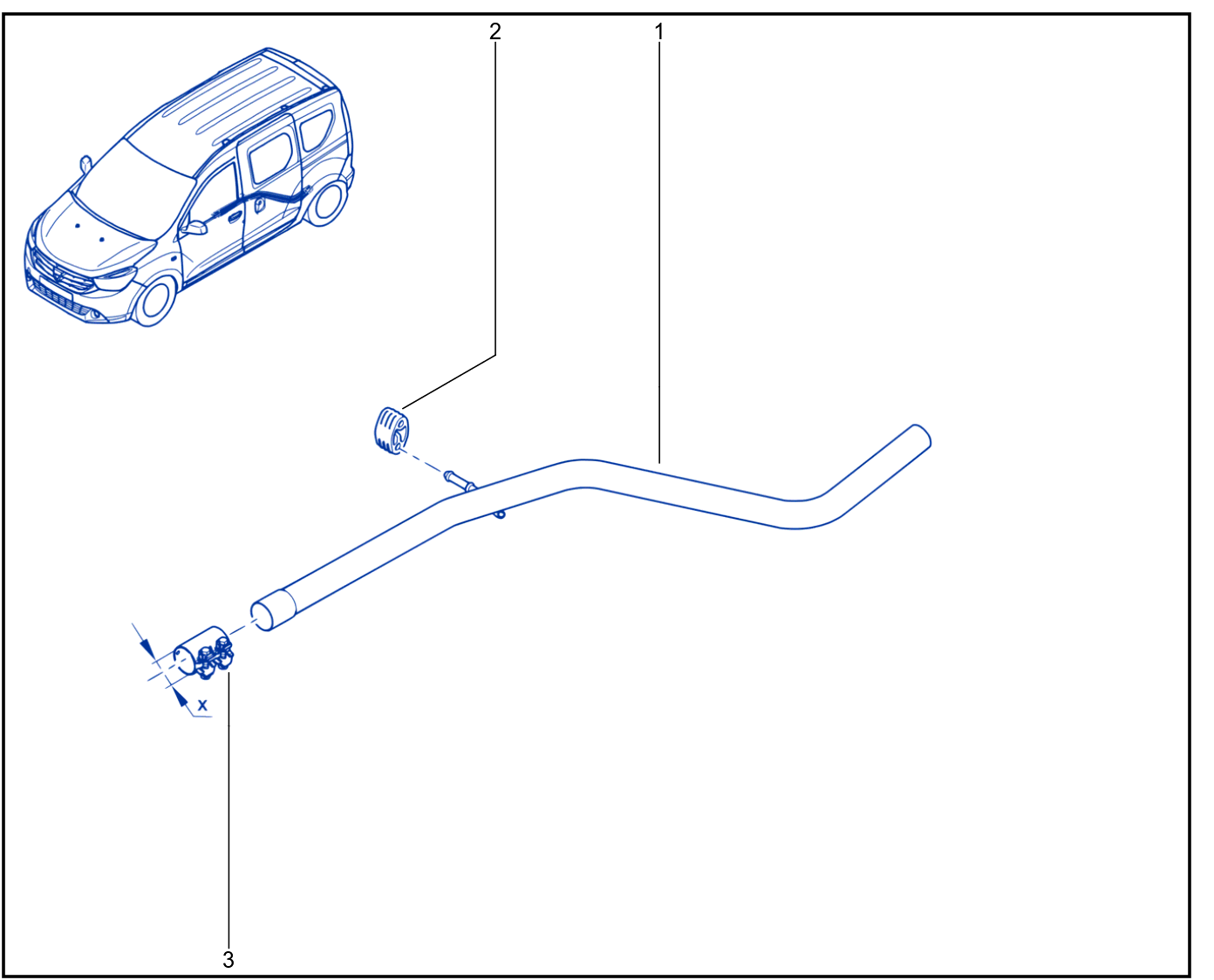 Exhaust Pipe - 01043599