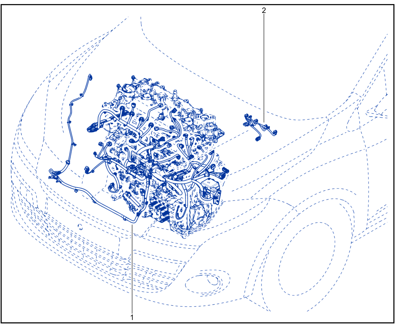 Wiring - Engine Components - 01043690