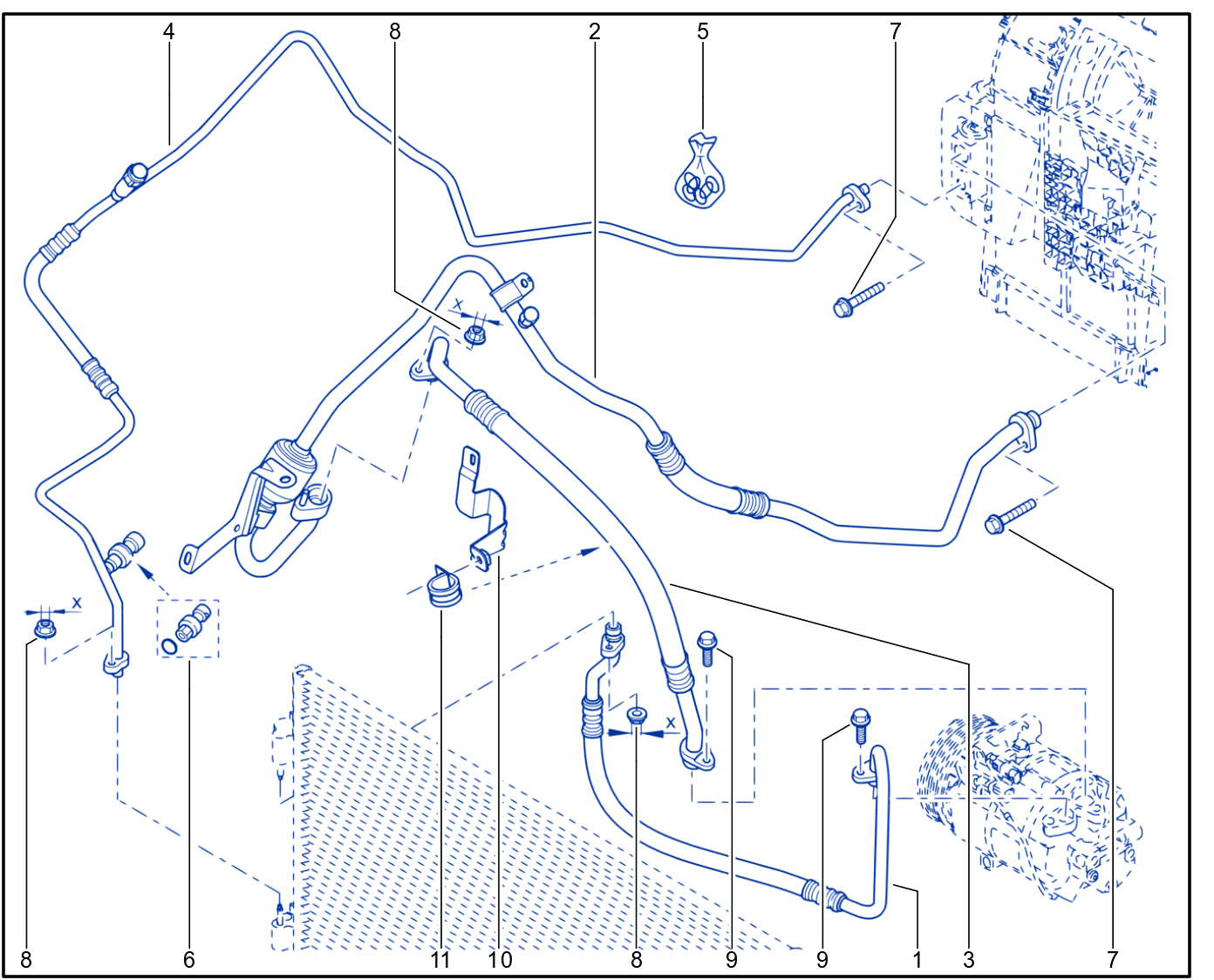 Main Air Conditioning Circuit - 01043822