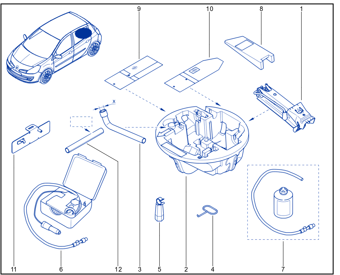 Jack And Anti-Puncture System - 01043841