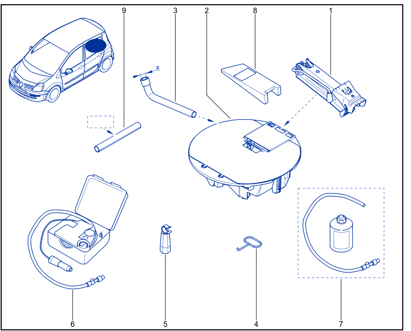Jack And Anti-Puncture System - 01043899