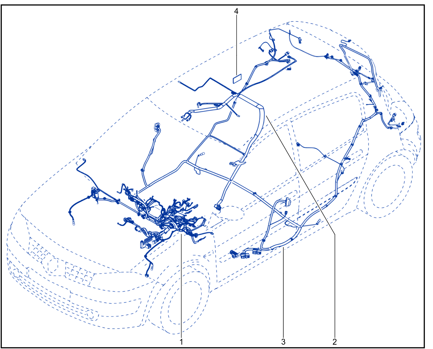 Wiring - Passenger Compartment Components - 01044469