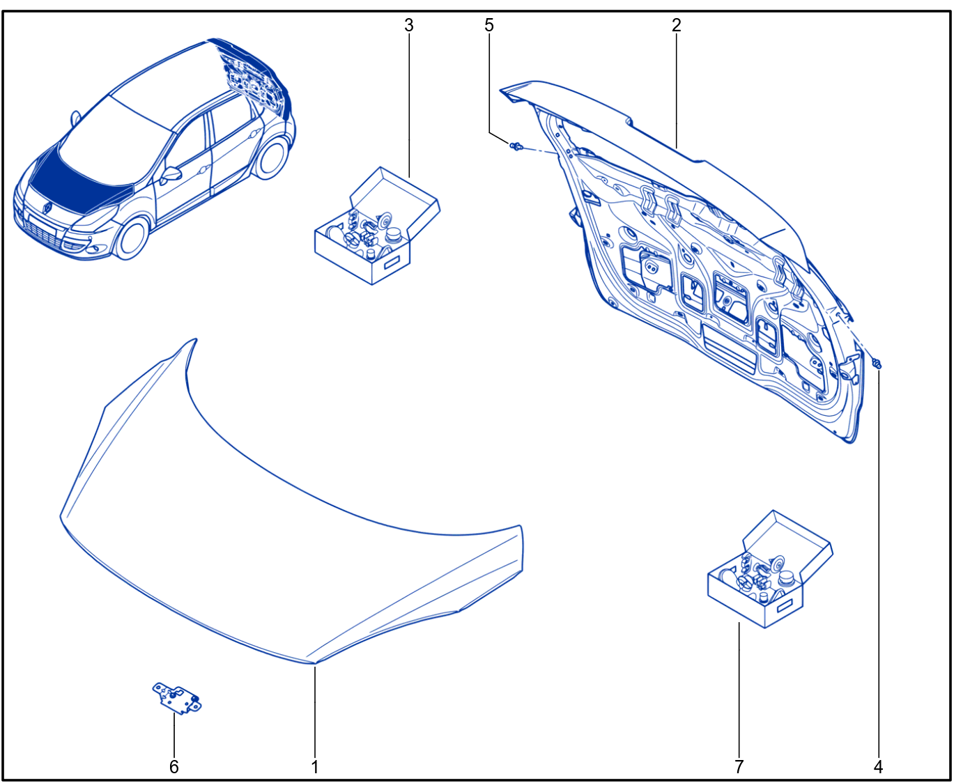 Front Opening Element Panelwork - 01044525