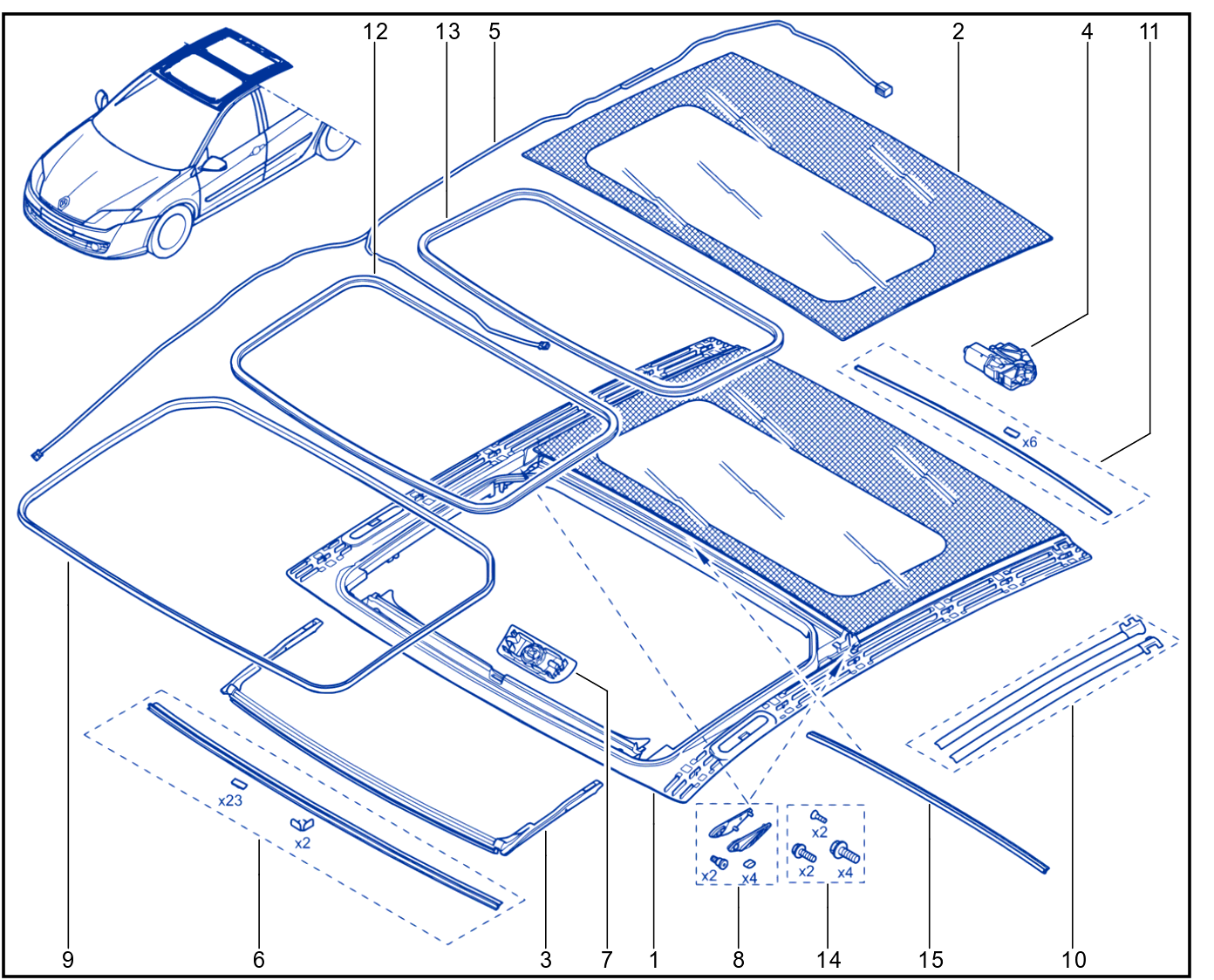Sunroof - 01044601