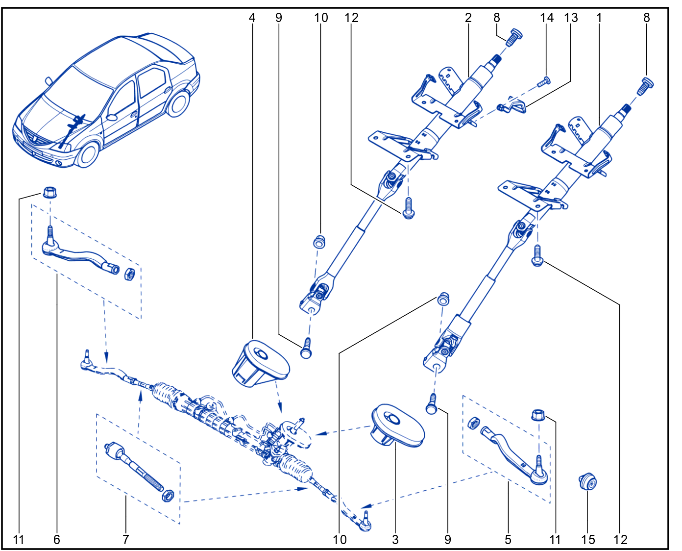 Steering Column - 01046482