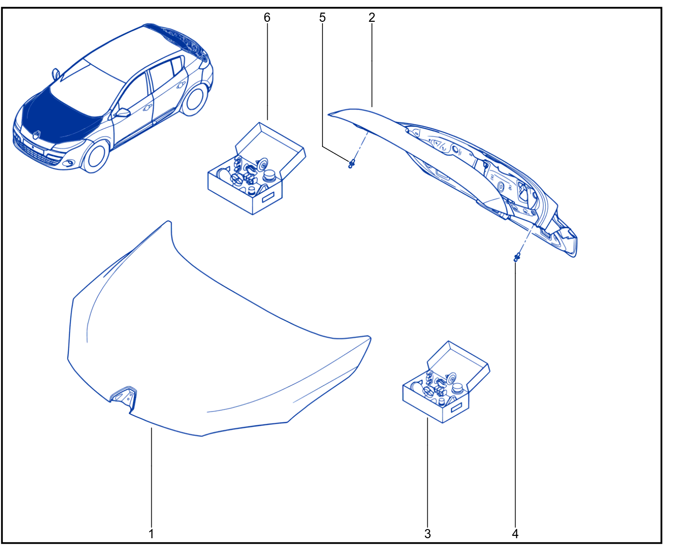 Front Opening Element Panelwork - 01046683