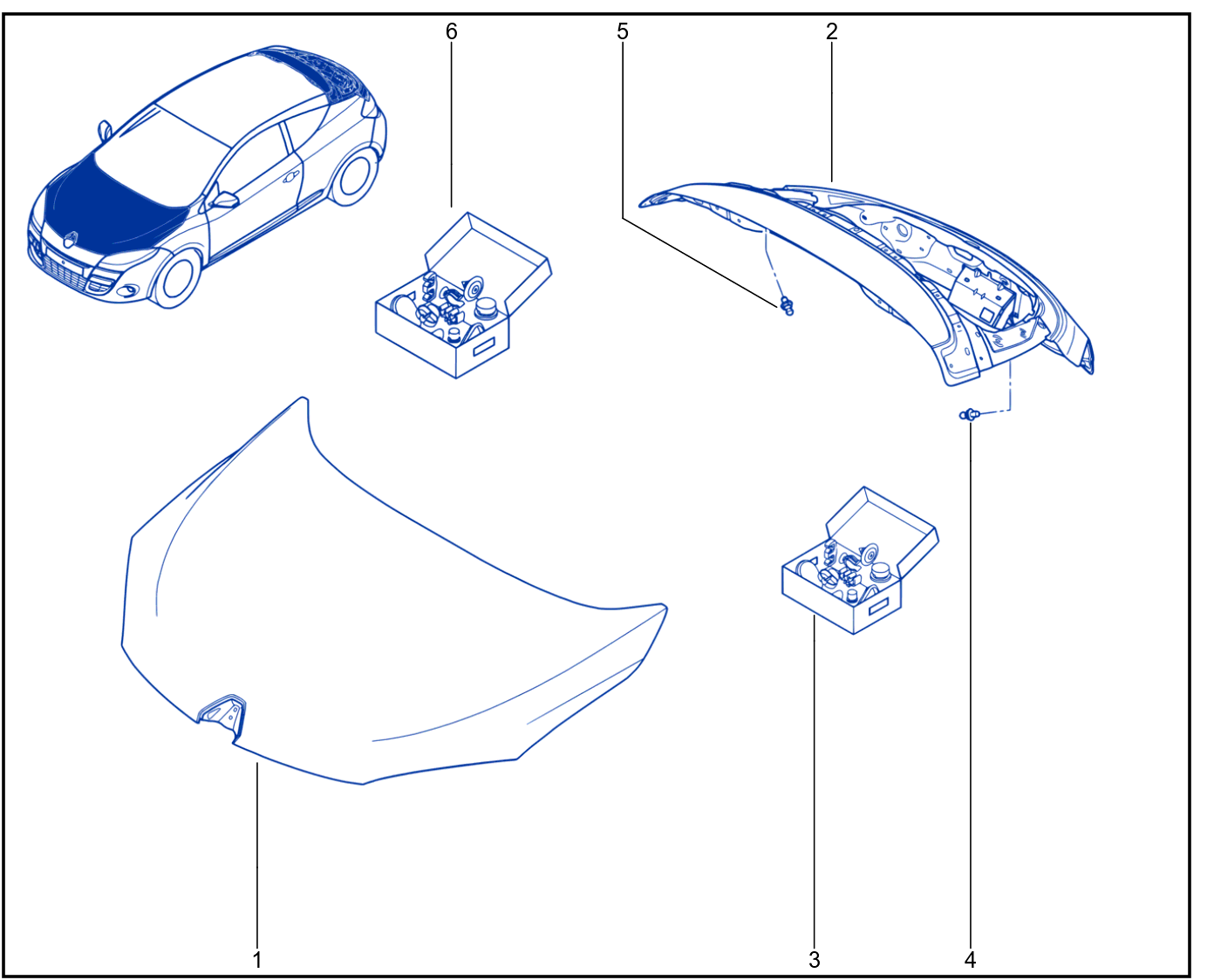 Front Opening Element Panelwork - 01046684