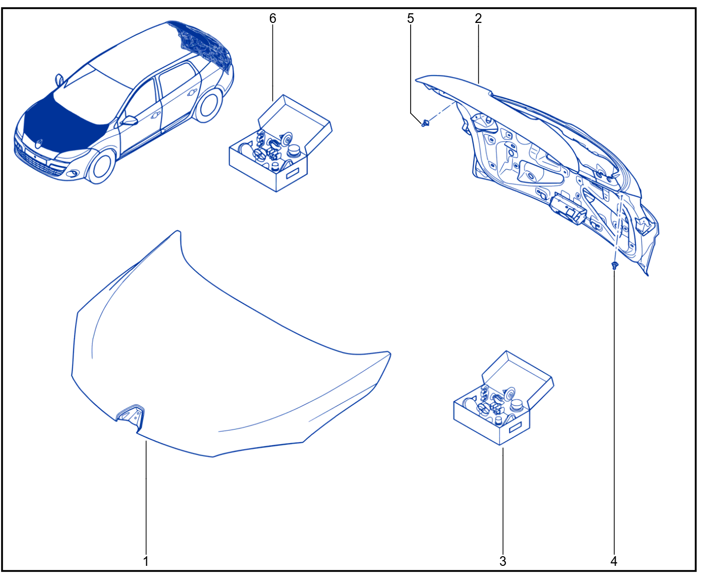 Front Opening Element Panelwork - 01046685