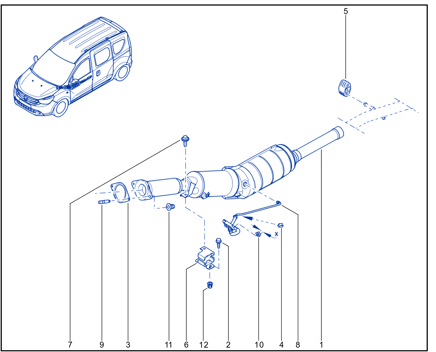 Exhaust Pipe - 01047040