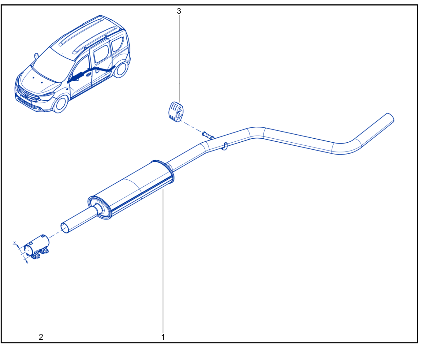 Exhaust Pipe - 01047074