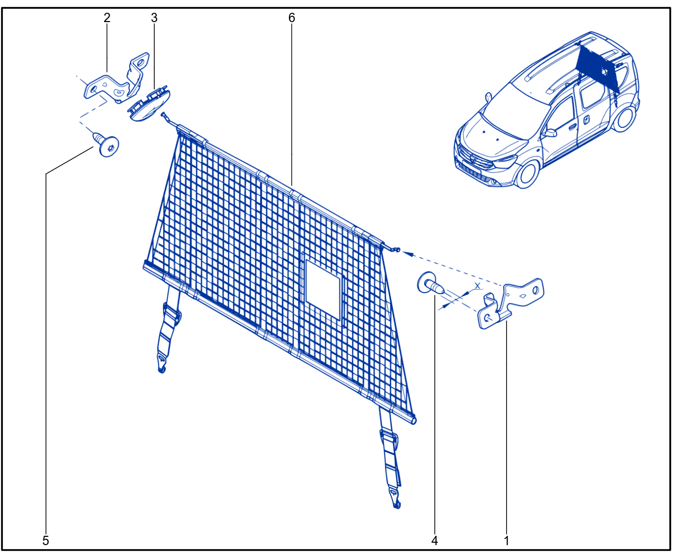 Luggage Retainer - 01047113